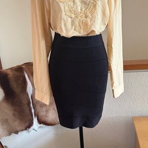 bebe Classic bandage Black  Skirt size XS trending 2025